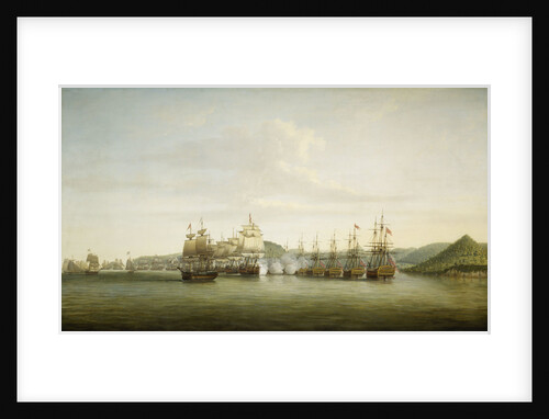 Barrington's action at St Lucia, 15 December 1778 by Dominic Serres the Elder