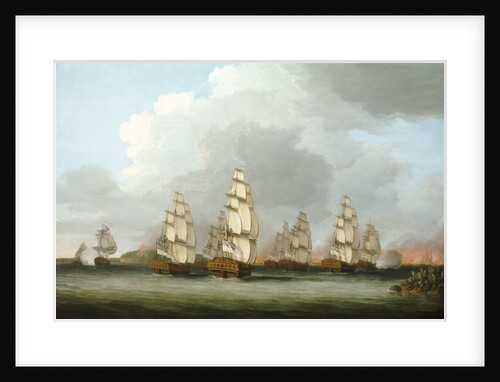 Destruction of the American Fleet at Penobscot Bay, 14 August 1779 by Dominic Serres the Elder