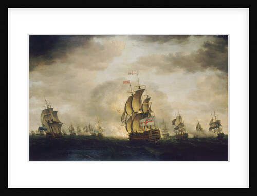 The Moonlight Battle: the Battle off Cape St Vincent, 16 January 1780 by Francis Holman