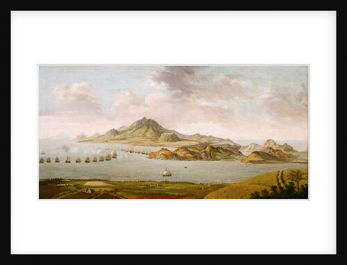 Repulse of the French in Frigate Bay, St Kitts, 26 January 1782 by Thomas Maynard