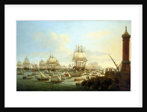 Arrival of their Sicilian majesties at Naples, 12 October 1785 by Dominic Serres the Elder