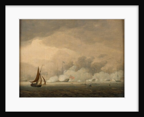 Royal Visit to the Fleet at Spithead, 26 June 1794 by Robert Cleveley