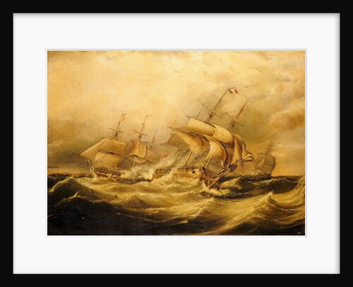 Destruction of the 'Droits de l'Homme', 13 January 1797 by Ebenezer Colls