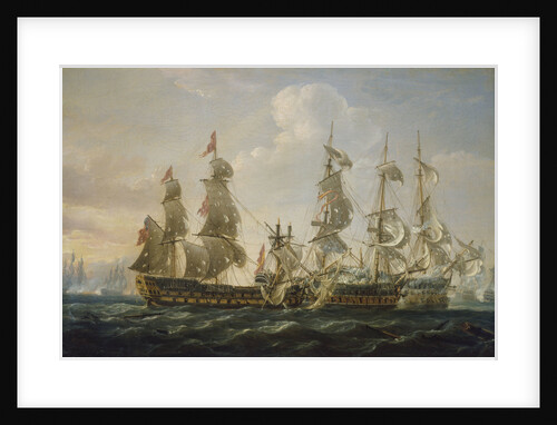 The 'Captain' capturing the 'San Nicolas' and the 'San Jose' at the Battle of Cape St Vincent, 14 February 1797 by Nicholas Pocock