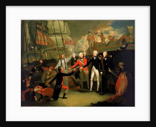 Nelson receiving the surrender of the 'San Josef' by Daniel Orme