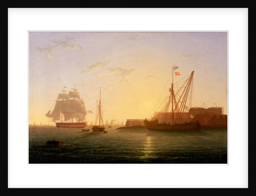 HMS 'Clyde' arriving at Sheerness after the 'Nore' mutiny, 30 May 1797 by William Joy