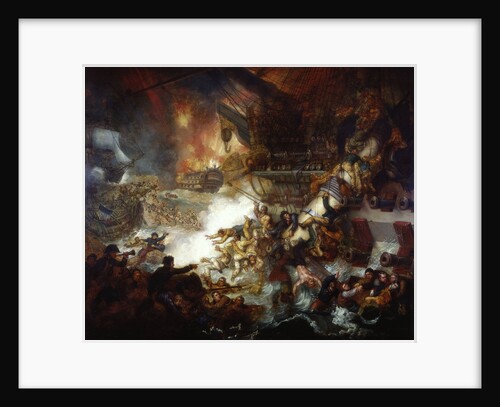 The Battle of the Nile: Destruction of 'L'Orient', 1 August 1798 by Mather Brown