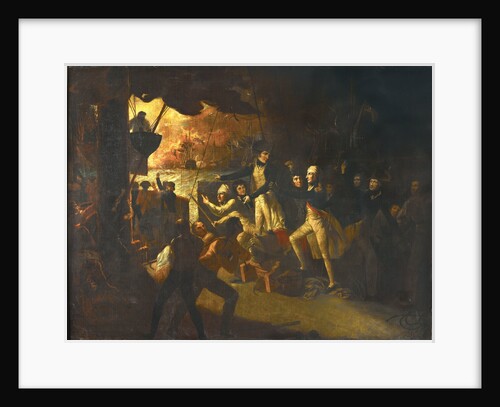 Nelson coming on deck at the Battle of the Nile, 1 August 1798 by Daniel Orme