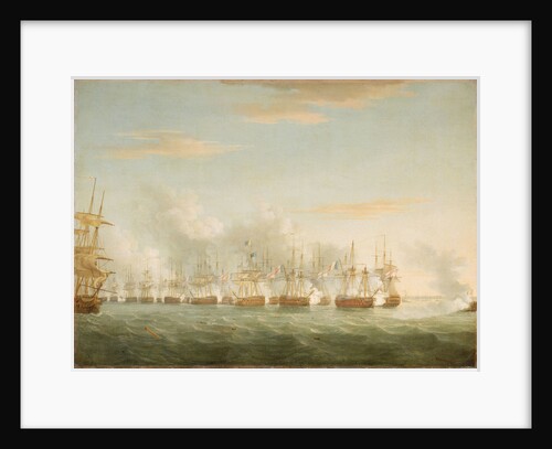 The Battle of the Nile, 1 August 1798 by Thomas Whitcombe