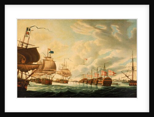 The Battle of Copenhagen, 2 April 1801 by Robert Dodd