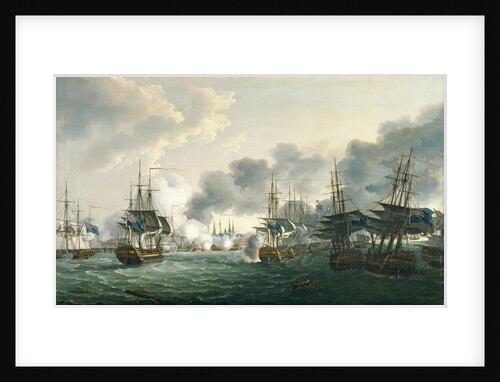 The Battle of Copenhagen, 2 April 1801 by John Thomas Serres