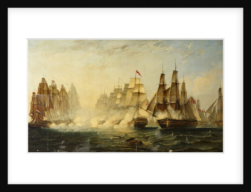Dance's action in the Strait of Malacca, 14 February 1804 by William Adolphus Knell