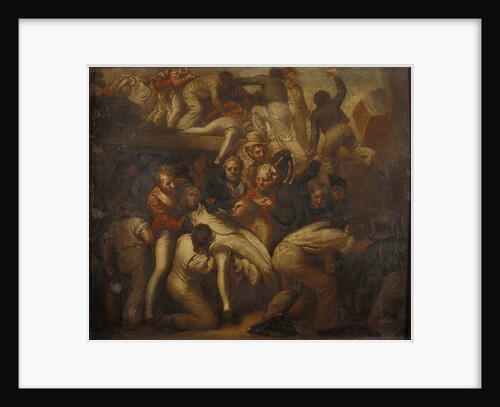 The death of Nelson at the Battle of Trafalgar, 21 October 1805 by Samuel Drummond