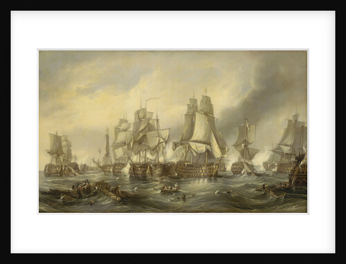 The Battle of Trafalgar, 21 October 1805 by George Chambers