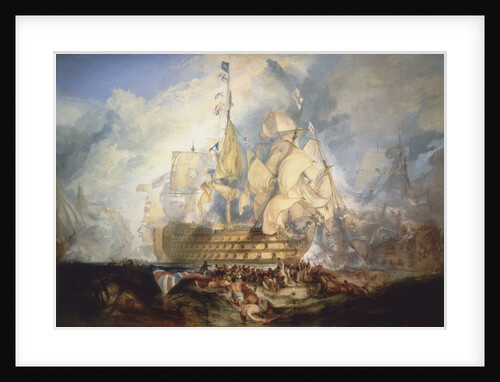 The Battle of Trafalgar, 21 October 1805 by Joseph Mallord William Turner