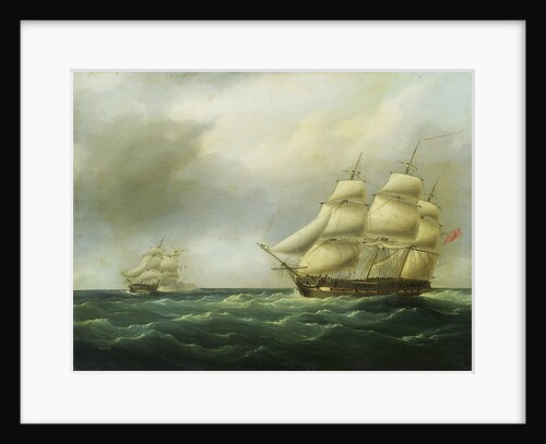 Action between HMS 'Hydra' and 'Furet', 27 February 1806 by British School