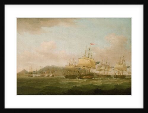 The capture of Saint Paul near the Isle de Bourbon, 21 September 1809 by Thomas Whitcombe