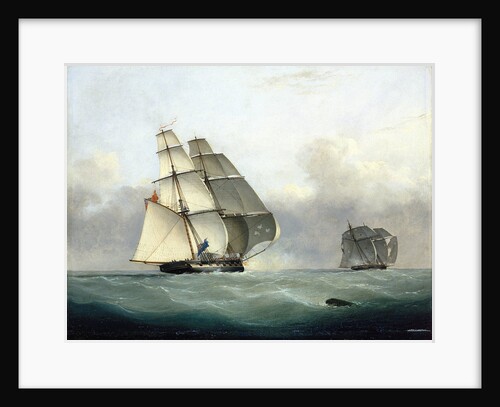 The capture of the Slaver 'Gabriel' by HMS 'Acorn', 6 July 1841 by Nicolas Matthew Condy