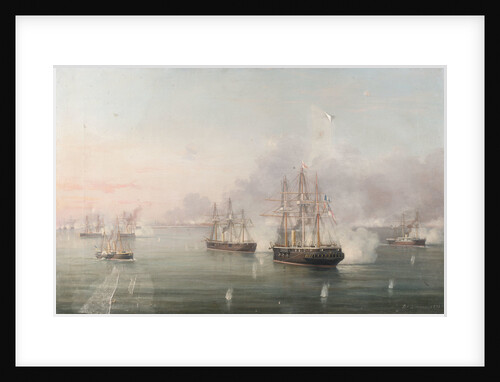Bombardment of Alexandria, 11 July 1882 by A. de Simone