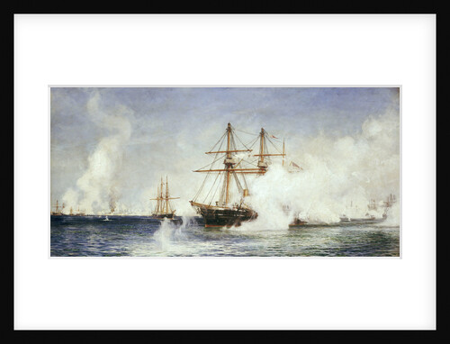 HMS 'Condor' at the bombardment of Alexandria, 11 July 1882 by William Lionel Wyllie
