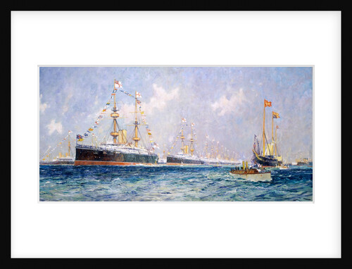 Queen Victoria's diamond jubilee review at Spithead, 26 June 1897 by Charles Dixon