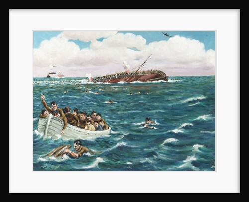 Sinking of the 'Lancastria', 17 June 1940 by Robert W. May