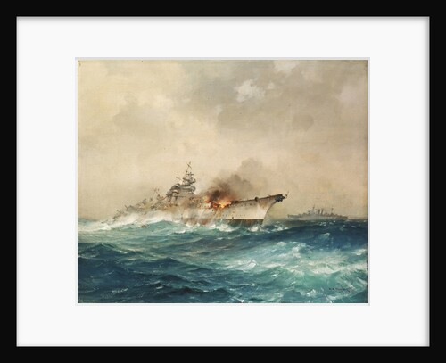 The sinking of the 'Bismarck', 27 May 1941 by Charles E. Turner