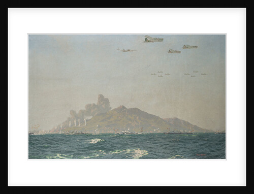 Bombardment of Pantelleria, Italy, 11 June 1943 by Charles Pears