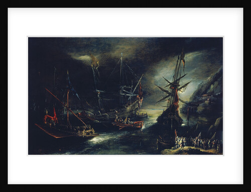 Embarkation of Spanish troops by Andries van Eertvelt