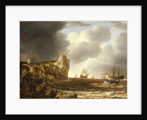 Shipping off the English coast by Simon de Vlieger