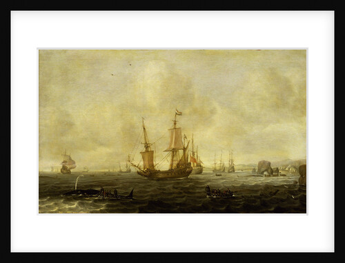 A Dutch whaling fleet by Jacob Feyt de Vries