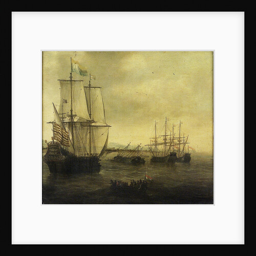 The Dutch ship 'Eendracht' by Jacob Adriaensz Bellevois