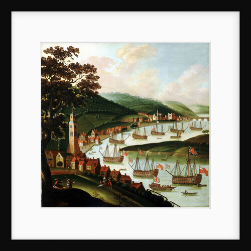 Ships laid up in the Medway by Netherlandish School