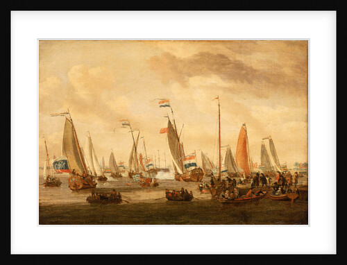 Review of Dutch yachts before Peter the Great by Abraham Storck