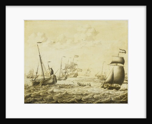 Dutch herring fishery by Adriaen van Salm