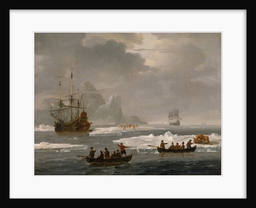 Royal yachts, one ketch rigged and one smack rigged by L. de Man