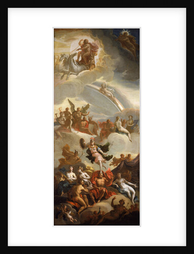Anallegory of Apollo and Minerva as wisdom and the arts by James Thornhill