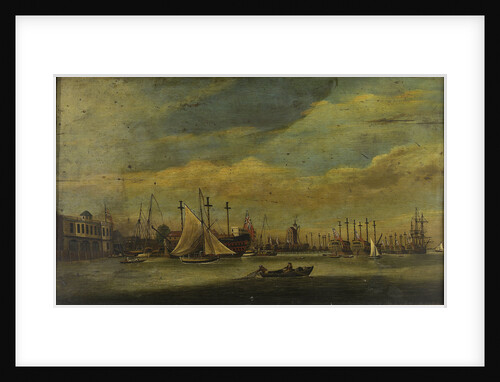 Ships laid up near Blackwall by unknown