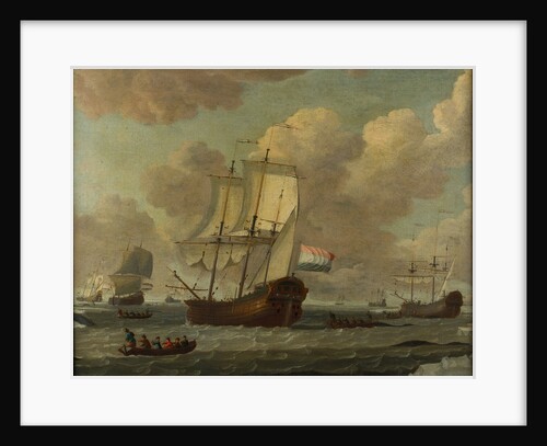 Dutch whalers in the ice by Adam Silo
