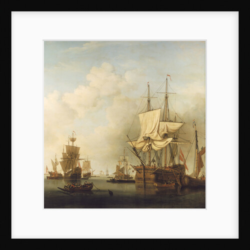 A Danish timber barque by Samuel Scott