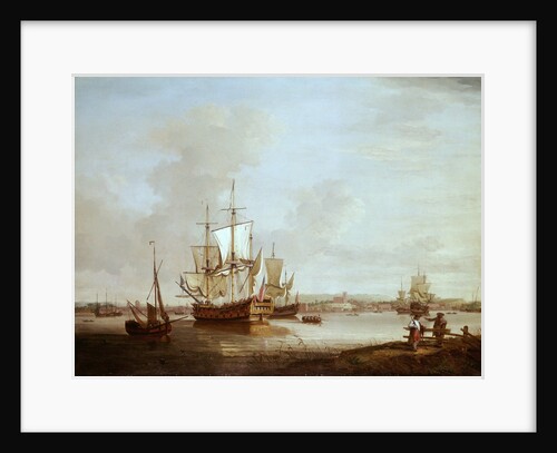 Shipping off Woolwich by Thomas Mellish