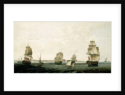 Ships off Dover by Francis Holman