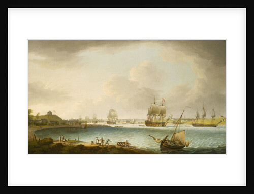 Men-of-war at Plymouth by Dominic Serres the Elder