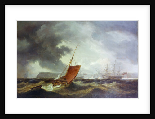 A Brixham trawler running into Torbay by Thomas Luny