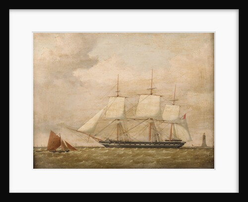 A frigate by Henry A. Luscombe