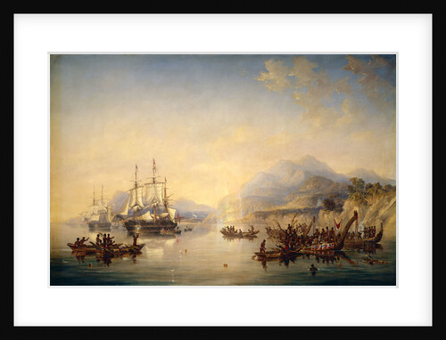 'Erebus' and 'Terror' in New Zealand, August 1841 by John Wilson Carmichael