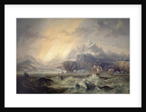 HMS 'Erebus' and 'Terror' in the Antarctic by John Wilson Carmichael