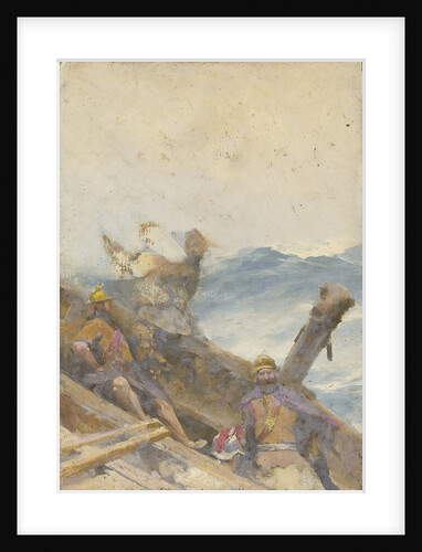Vikings at sea by John Fraser