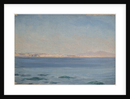 Cliffs, mountains and sea by John Fraser