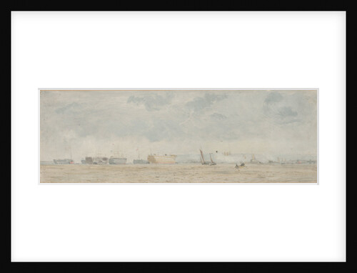 Hulks off Portsmouth by John Fraser